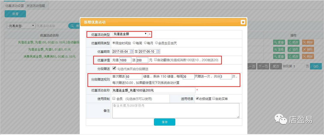 優(yōu)惠活動(dòng)贈(zèng)送規(guī)則配置